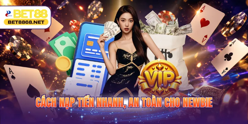 Cách nạp tiền nhanh, an toàn cho Newbie