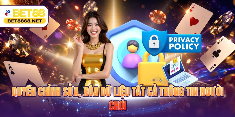 quyen chinh sua xoa du lieu tat ca thong tin nguoi choi Quyền chỉnh sửa, xóa dữ liệu tất cả thông tin người chơi